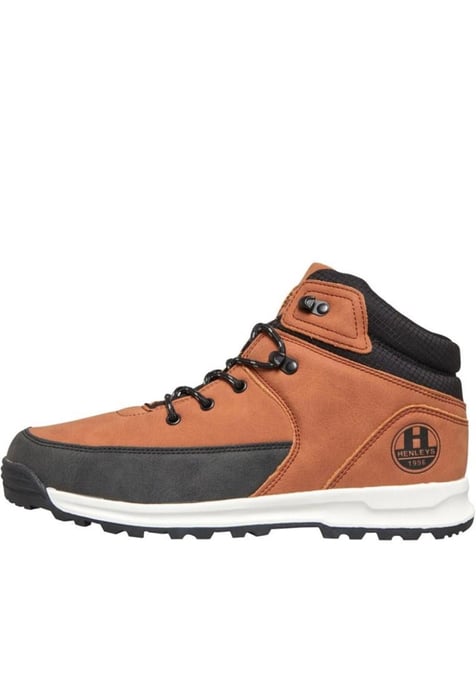 Henleys Heren Elan Laarzen in Bruin - Image 1