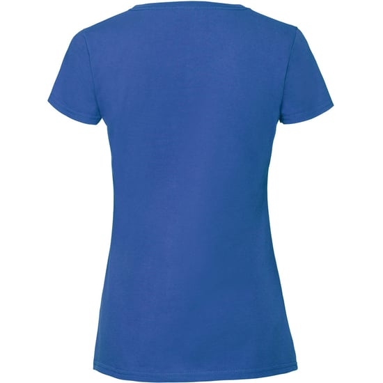 Fruit Of The Loom Vrouwen / Dames Ringgesponnen Premium T-Shirt (Colbalt) - Image 2