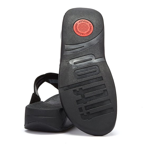 Fitflop Walkstar Webbing teenslippers voor dames - (Zwart) - Image 3
