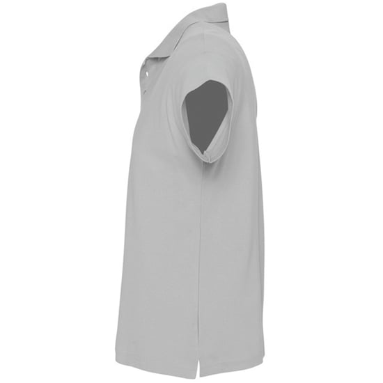 SOLS Heren Zomer II Pique Poloshirt met korte mouwen (Grijze Mergel) - Image 3