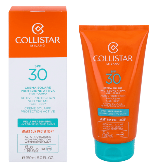 Collistar Active Protection Sun Cream Face Body 30 150ml. - Image 1