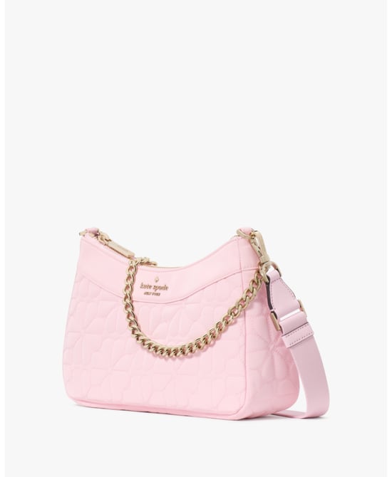 Spade Flower Quilted Spade Flower Quilted Poly Medium Convertible Crossbody