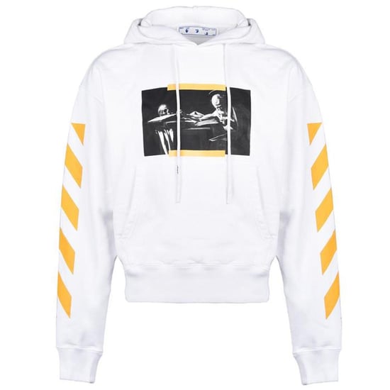 Off-White Carav Painting Over White Hoodie - Image 1