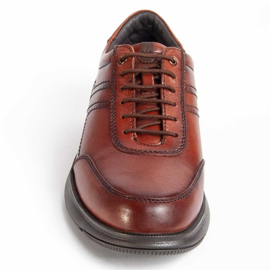 Purapiel Oxford-Sko Confore4 Brun