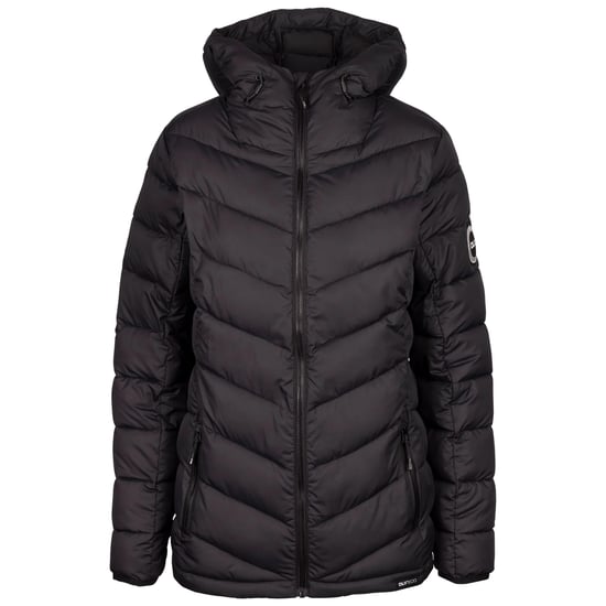 Trespass Dames/Dames Tonya DLX ECO gewatteerd jack (Zwart) - Image 1