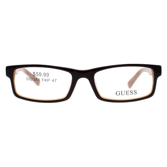 Guess Rectangle Unisex Brown GU9059