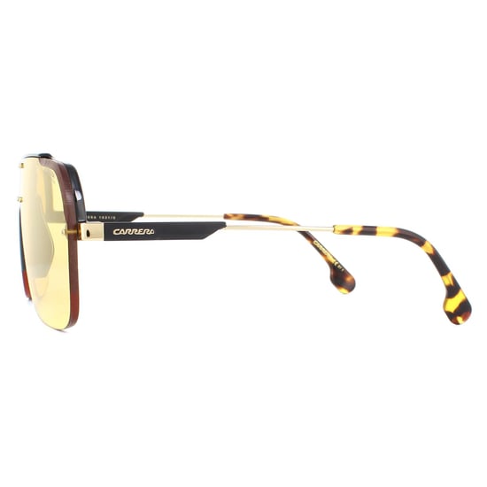 Carrera Sunglasses 1031/S 71C/ET Black Yellow Gold Mirror