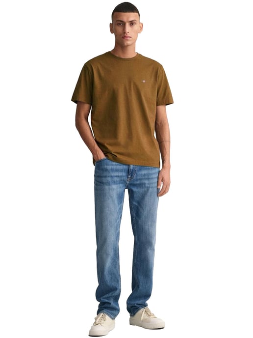 Gant Mens T-Shirts - Brown