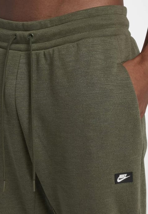 Nike Sportswear Optic Heren Fleece Crew Tracksuit in Olijfgroen - Image 4