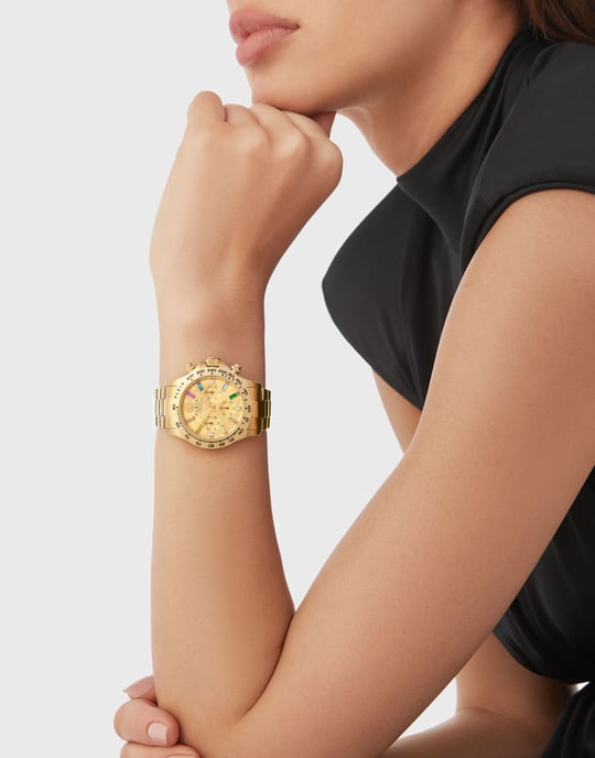 Philipp Plein Nobile Lady Dames Horloge Goudkleurig PWSBA0223 - Image 3
