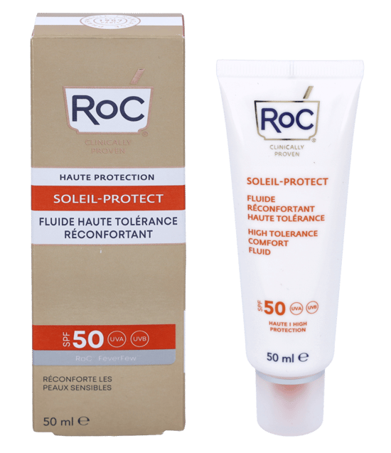 ROC Soleil-Protect High Tolerance Fluid SPF50+50 ml. - Image 1