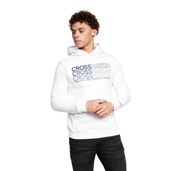 Crosshatch Heren Englow Hoodie (Set van 2) (Zwart/Wit) - Image 4