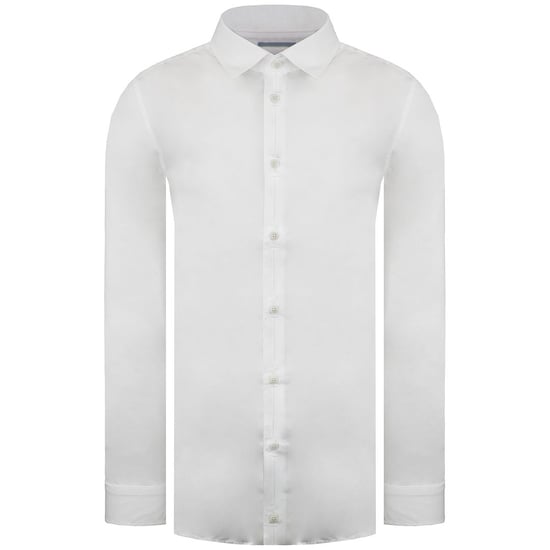 Ted Baker Bellow Mens White Satin Shirt