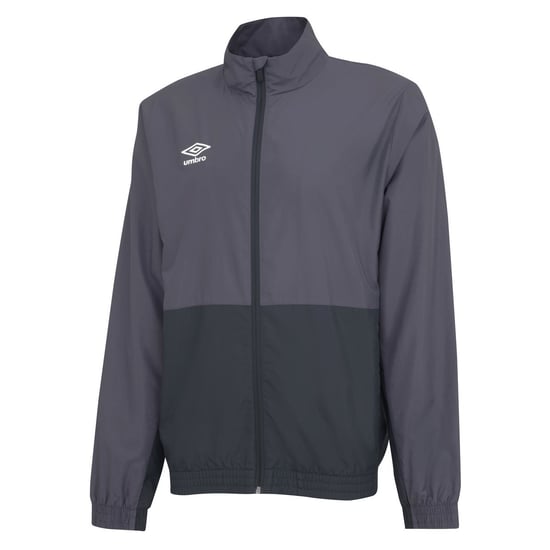 Umbro Mens Woven Training Jacket (Carbon/Black)