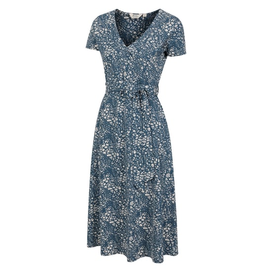 Mountain Warehouse Womens/Ladies Santorini Wrap Midi Dress (Dark Blue)