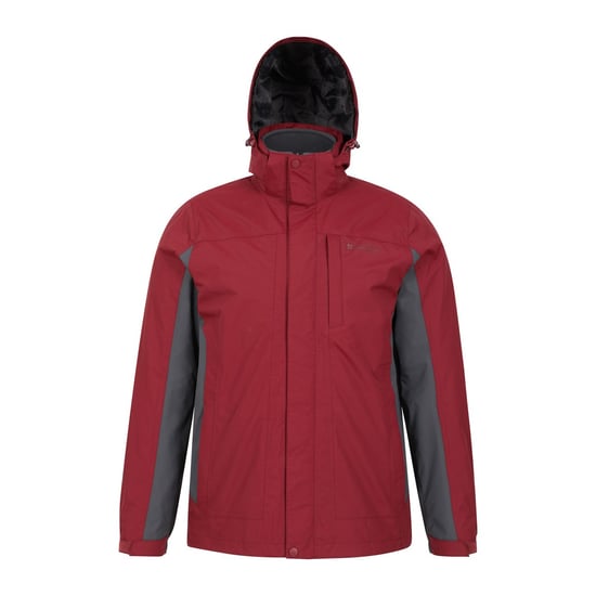 Mountain Warehouse Heren Thunderstorm 3 in 1 Waterdichte Jas (Rood) - Image 5