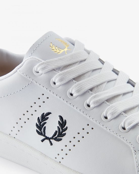 Fred Perry Cupsole Leren Witte Sneakers Voor Heren - Image 2