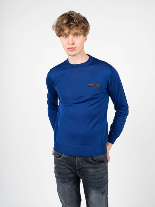 Plein Sport Pullover Merino Men's Blue