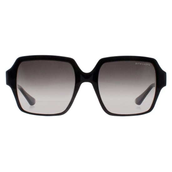 Dita Square Womens Black Dark Grey to Clear Gradient Luzpa