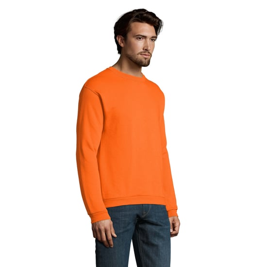 SOLS Heren Spider Ronde Hals Sweatshirt (Oranje) - Image 3