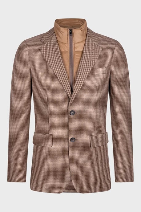 19V69 Italia Mens Jacket Matteo Brown