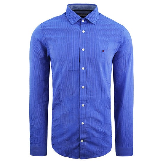 Tommy Hilfiger Darren Slim Fit Gestreept Overhemd Blauw Heren - Image 1