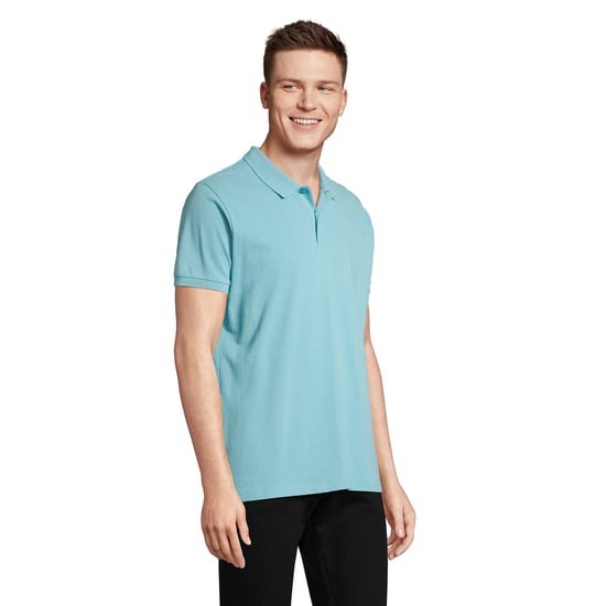 SOLS Heren Planet Poloshirt (Zwembad Blauw) - Image 3