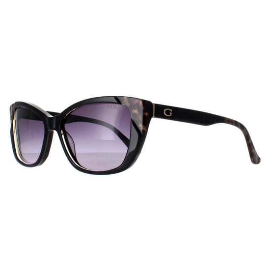 Guess Cat Eye Womens Black Dark Blue Gradient GU7511