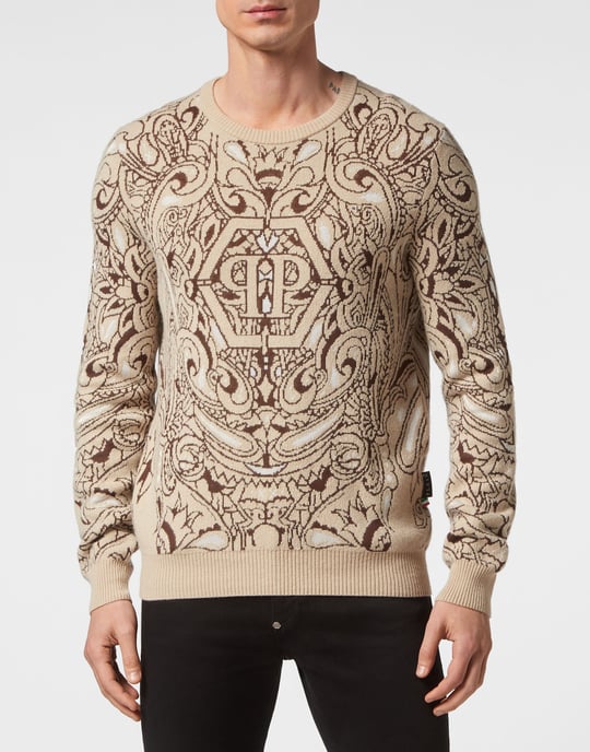 Pullover Ronde Hals Paisley - Image 1