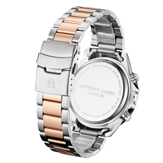 Hand Assembled Anthony James Limited Edition Chronometric  Two Tone Watch