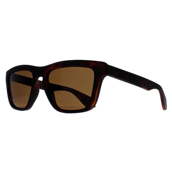 Gucci Rechthoek Unisex Havana Bruin GG1571S - Image 2
