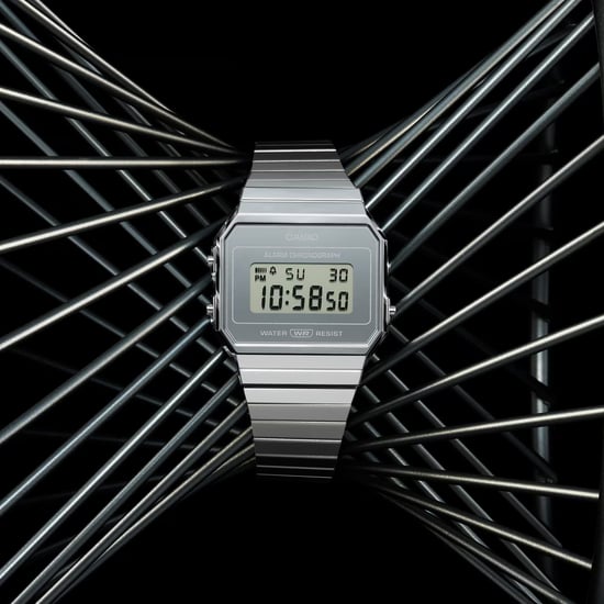 Casio Casio Collection Vintage Dames Horloge Zilverkleurig A700WEV-7AEF - Image 3
