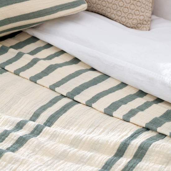 Tuin Geweven Streep Katoenen Bedsprei - Image 4