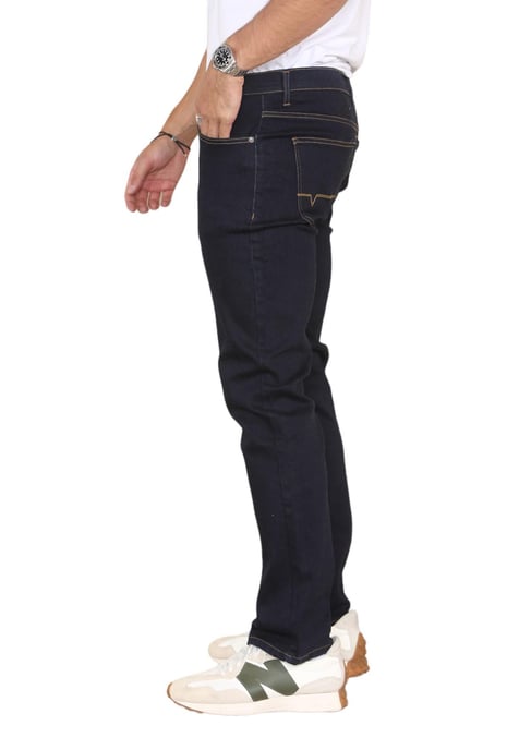 MYT Herenjeans met rechte pijpen, hyperstretch denim in indigo - Image 3
