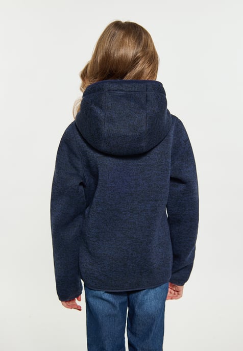 Schmuddelwedda Gebreide fleeceblouse meisjes (kinderen) marine gem - Image 4