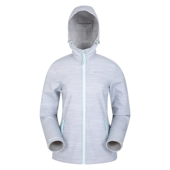 Mountain Warehouse Dames/Dames Exodus bedrukt waterafstotend softshell jack (Grijs) - Image 1