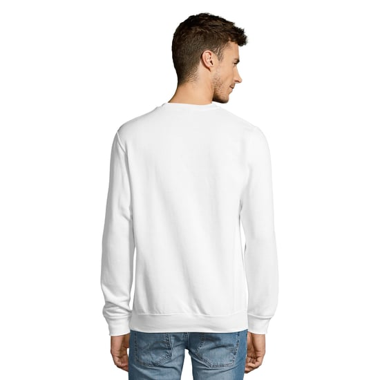 SOLS Uniseks Adult New Supreme Sweatshirt (Wit) - Image 2