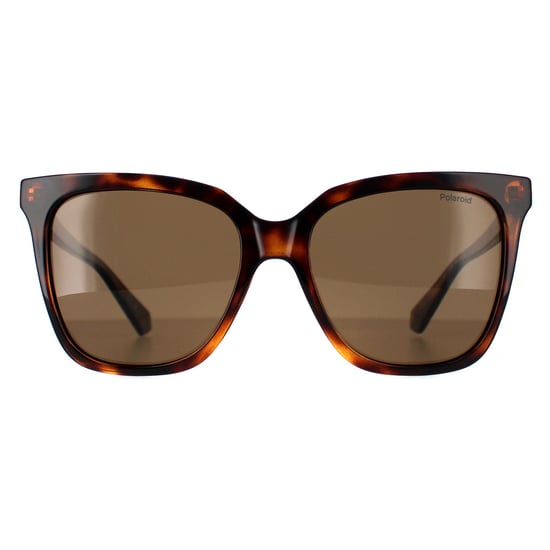 Polaroid Square Womens Havana Bronze Polarized PLD 4155/S/X