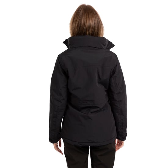 Trespass Womens/Ladies Frosty Padded Waterproof Jacket (Black)