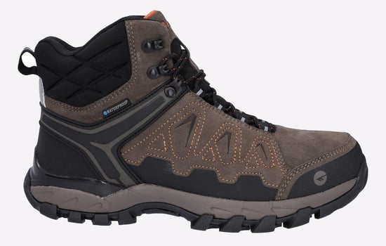 Hi-Tec V-Lite Explorer WP Koe Suede Leren Heren Borstnut/Oranje Wandelschoenen - Image 1