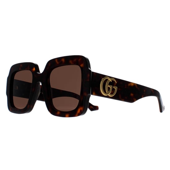 Gucci Vierkante Dames Havana Bruin GG1547S - Image 2