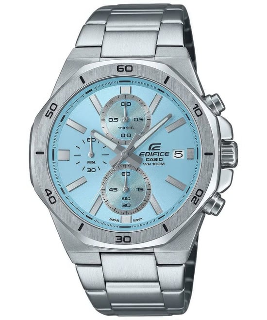 Casio Edifice Heren Zilveren Horloge EFV-640D-2BVUEF - Image 1