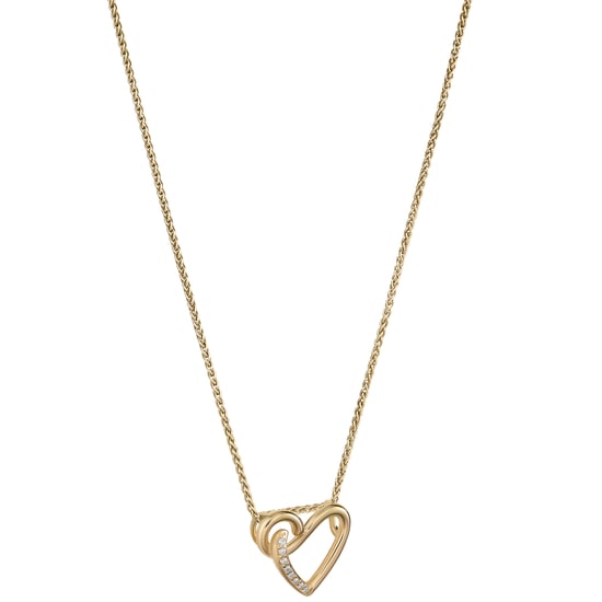 Orphelia 'Ida' Dames 925 Sterling Zilveren Ketting met Hanger - Goud ZH-7521/G - Image 4