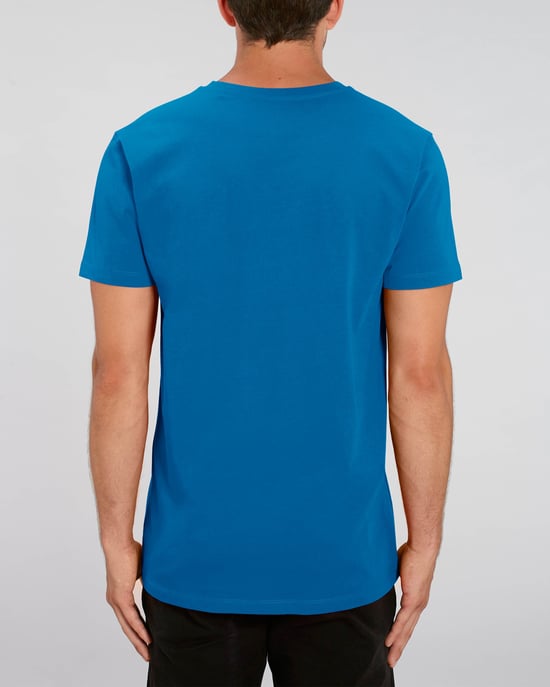 Chi Men's V-Neck T-Shirt in Blue