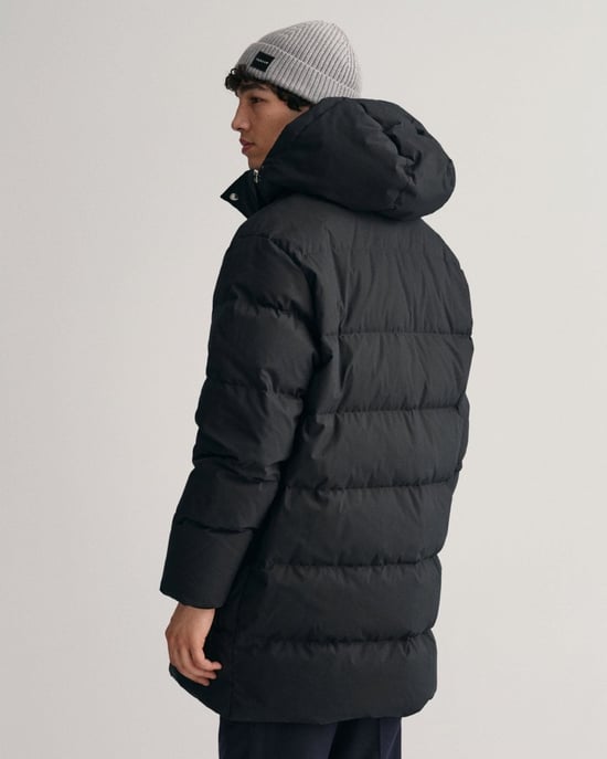 GANT Long Alta Mens Hooded Down Jacket