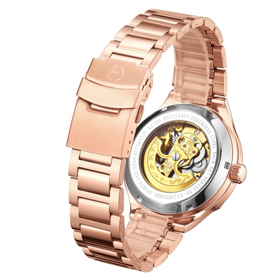 Met de hand gemonteerde Anthony James Limited Edition Sports Skelet Rose - 5 jaar garantie - Image 4