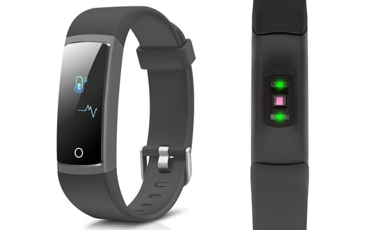 AQ126 Fitness tracker with blood pressure - Colour Screen - Black