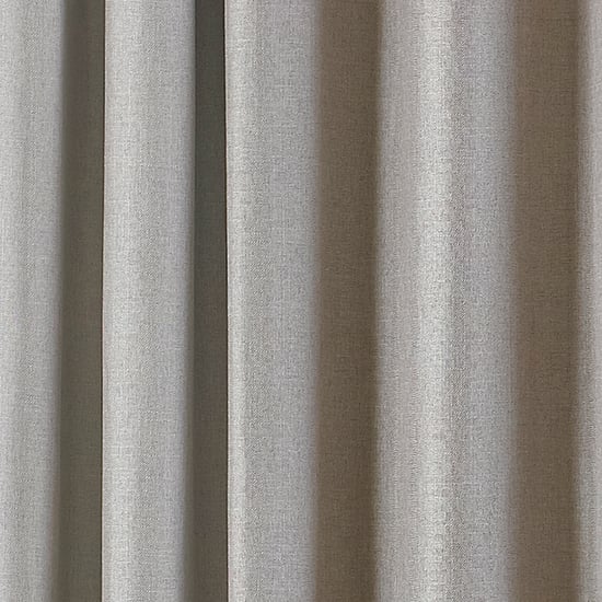 Atlantic Twill Woven Eyelet Curtains in Natural