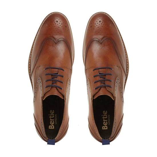 Bertie Mens BLACKHEATH Wedge Sole Brogue Shoes