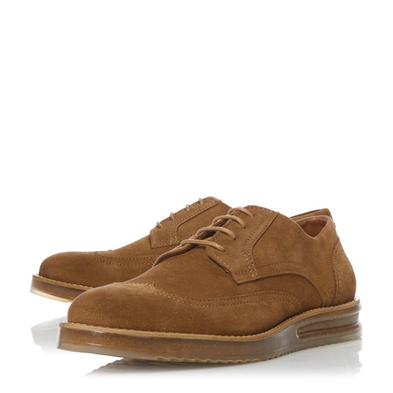 Dune Mens BOOOM Casual Cork Wedge Lace Up Brogues